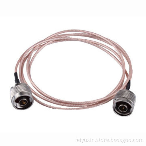 N Male to N Male, RG316 Brown RF Cable AssemblyNew